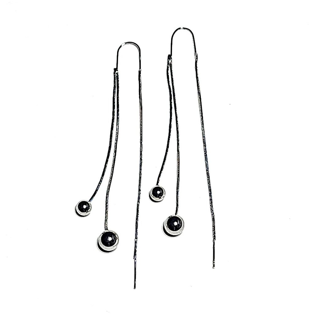 925 silver threader earrings
